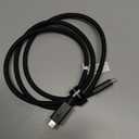 Silkland Intel Certified Thunderbolt 5 Cable 80Gbps, up to 120Gbps Bandwidth for 16K/Dual 8K, 240W, Prime Braided Thunderbolt Cable Compatible for Thunderbolt 4/3, USB4, USB C,SSD,MacBook M4 Pro,3.3FT