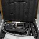 OWOFAN Kitchen Faucet with Pull Down Sprayer Brushed Nickel Stainless Steel 1 Handle Pull Out Spring Sink Faucets 1 Hole Or 3 Hole Dual Function for Farmhouse Camper Laundry Utility Rv Wet Bar