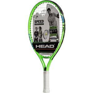 HEAD Speed 19 Junior Pre-Strung Tennis Racquet, Lightweight Youth Tennis Racket for Kids & Beginners, Durable Aluminum Frame, Age 2-4, 19 inch, Green