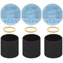 Filter Replacement 90585 Foam Sleeve for Shop Vac Wet Dry Vacuums 90304 90350 90333, VF2002 Reusable Dry Vac 9010700 Filter, Fits Most 5 Gallon Up Wet Dry Vacuum Cleaners