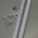 Mavivegue Closet Rod, 17 to 43 Inch Adjustable Closet Rods for Hanging Clothes, White, Hanging Rod for Closet Wardrobes Laundry RV, Bathroom