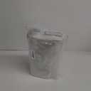 8-12 LBS Cat Dog Pet Food Storage Container, Plastic Dispenser Upgraded Large Nozzle, BPA-free, With Sealed Clasps, Measuring Cup and Handle, Easy to Clean and Carry -1 Packs Beige ((5L+3L) 1pack)