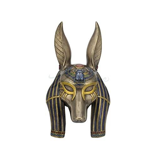 UNICORN STUDIO Anubis Mask Egyptian Wall Plaque Sculpture