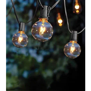 Deneve Globe String Lights with G40 Bulbs (25ft.)