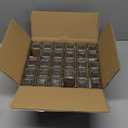 WUWEOT 28 Pack Salt and Pepper Shakers, 3.3oz Glass Shakers Spice Jar with Metal Lids for Salt, Pepper, Spices, Seasonings, Restaurant & Home Kitchen Supplies