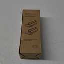 LINFIDITE Gold Under Cabinet Wine Glass Holder, 2 Pack, Space Saving, Easy Installation, Anti-Skid, Compact Design, Sturdy Materials, Affordable Gift