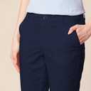 Amazon Essentials Women's Mid-Rise Slim-Fit Stretch Cotton Twill Cropped Capri Khaki Pants, US 16