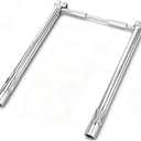 Uniflasy 69785 18 Inch Grill Burner for Weber Spirit I & II 200 Series Spirit E-210 E-220 Spirit S-210, S-220 Gas Grills with Up Front Control Tube Pipe 304 Stainless Steel