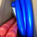Sloosh Pool Basketball Hoop Toys, Floating Basketball Pool Game, Swimming Floats Toys with Balls Pump, Summer Outdoor Water Play Toy for Kids and Adults (Red Blue)