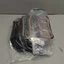 Marker Organizer Case for 100 Markers, Marker Storage Organizer Bag with Divider and Shoulder Strap, Marker Travel Carrying Case with 3 Pockets, Black (Patented Design)