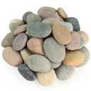 GreenVibe Large River Rocks for Landscaping, 40lbs Aquarium Rocks, 3-4 Inch Colorful Pebbles for Indoor Plants, Natural Stones for Garden Paving Plant Rocks Crafting Walkways