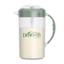 Dr. Brown's Baby Formula Mixing Pitcher with Adjustable Stopper, Locking Lid, & No Drip Spout, 32oz, BPA Free, Olive (Olive)