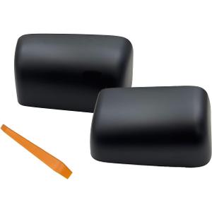 Mirror Cover Cap Compatible with 2008-2016 Ford F250 F350 Super Duty Towing Mirror Texture Black