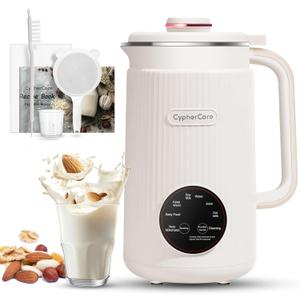 Nut Milk Maker Machine, 40oz(1200ml) Homemade Almond, Oat, Soy, Milk Shake, Plant Milk, Milk Machine Maker With Nut Milk Bag, Soy Milk Maker With Delay Start/Keep Warm/Cleaning/Boil Water
