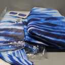 Lounge Chair Towel Cover (Pack of 2), Tie Dye Style Chaise Lounge Cover, Beach Chair Covers with Pockets for Pool Beach Garden Courtyard Outdoor Trips, 85 x30 in, Blue Grey