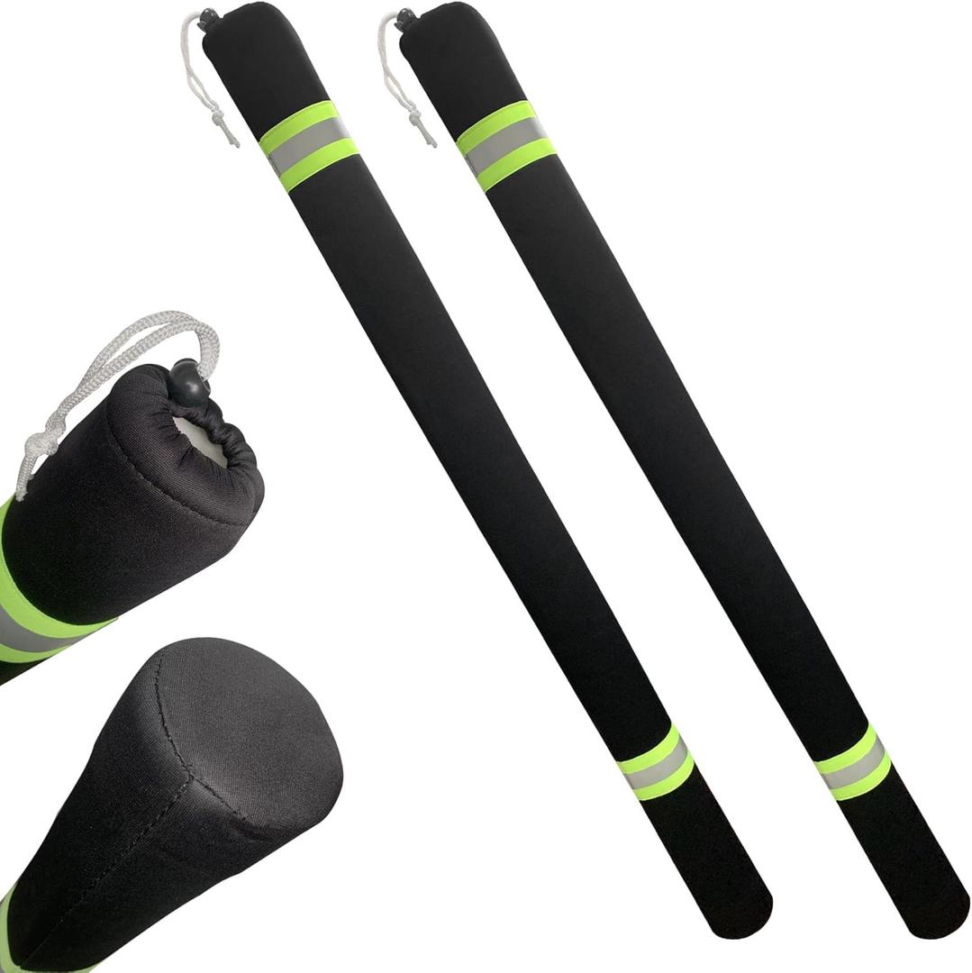 Boat Trailer Guide with Reflective Stripe Heavy Duty Marine Trailer Guide Poles Cover for Ski Boat, Fishing Boat or Sailboat Trailer(2PS) (36")