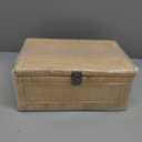 Rattan Box with Lid Decorative Natural Handmade Boho Rattan Baskets Woven Wicker Cane Bins Keepsake Memory Jewelry Boxes Rectangular Desk Shelf Closet Organizer Container (Large Size)