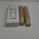 Lamosi 100 Count 12 oz Kraft Paper Cups, Disposable Hot/Cold Paper Coffee Cups, 12 Ounce Beverages Cups, Water Cups for Party Picnic Travel and Events