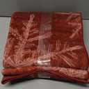 Lahome Snowflake Christmas Runner Rug, 2x8 Red Christmas Rug Runner Soft Non Slip Kitchen Runner Rugs with Rubber Backing Holiday Decor Carpet Runners for Hallways Bedroom Laundry(2x8ft,Red)