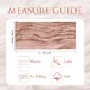 6PCS Table Runner Cheesecloth 10FT Dusty Pink Boho Gauze Cheese Cloth Rustic Sheer Table Runners for Wedding Bridal Baby Shower Party Decoration