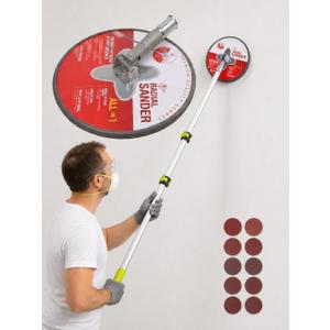 47.5” Pole Sander Drywall Sander & 10-Pack Sandpaper