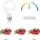 LE LED Light Bulbs 60 Watt Equivalent, 9W 800 Lumens Non-Dimmable, Daylight White 5000K, A19 E26 Standard Medium Base, 10000 Hour Lifetime 5 Count (Pack of 1)