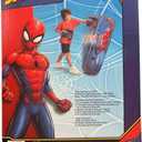 Spiderman Spider-Man Inflatable Bop Bag & Bop Gloves Set Kids Punching Bag with Gloves, Freestanding Superhero Blow Up Bouncing Boxing Bag for Exercise, Durable Heavy Duty Indoor and Outdoor - 34.5"