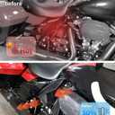 Air Deflector with Fan Cooler for Road Glide, Heat Shield with Cooler Fan Mid Frame Harley CVO Road Glide Limited Tri Glide Ultra Limited Electra Glide Classic 2017-2024 Accessories
