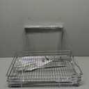 DINDON Pull Out Cabinet Organizer (14" W X 21" D), Cabinet Pull Out Shelves, 2 Tier Pull Out Drawers for Kitchen Cabinets, Wire Basket Slide Out Shelf for Cabinet Organization in Kitchen, Pantry (14'' W X 21'' D, Chrome)
