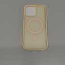 SUPFINE Magnetic for iPhone 14 Pro Max Case (Compatible with MagSafe) (Military Grade Drop Protection) Slim Translucent Matte Shockproof with Anti-Fingerprint Phone Case,Sand Pink