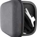 Geekria Shield Headphones Case Compatible with Sennheiser HD800S, HD800, HD820, HD700, HD660s2, HD650, PXC550 II, Replacement Hard Shell Travel Carrying Bag with Cable Storage (Dark Grey)