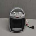 GiveBest Portable Electric Space Heater with Thermostat, 1500W/750W Safe and Quiet Ceramic Heater Fan, Heat Up 200 Square Feet for Office Room Desk Indoor Use, Silver