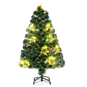 Pre-Lit Artificial Xmas Tree with Top Star and Branch Tips