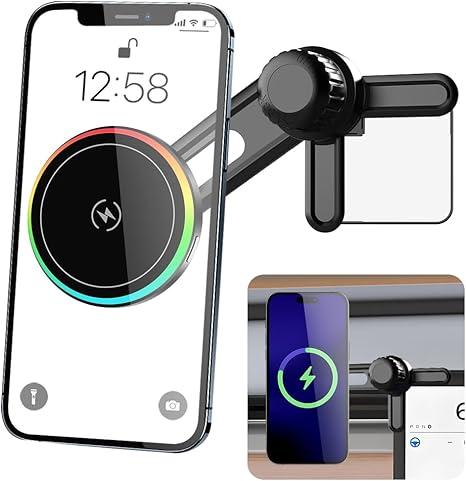 14E Fast Magnetic Wireless Car Charger Holder ForModel3 Cubertruck