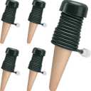 BYDOLL Plant Self-Watering Stakes Automatic Plant Dripper Watering Spikes for Indoor Outdoor Bonsai,Insert Devices for Vacation Garden use,Drip Irrigation System 5 Pack (4.3''x1.3'')