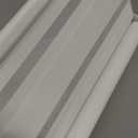 ChrisDowa Cordless Zebra Blinds for Windows, Dual Layer Free-Stop Light Filtering Window Roller Shades, Pull Down Privacy Zebra Shades for Home, Office, Bedroom, Door (25" W x 72" H, White)