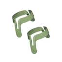 Nanobebe Flexy Bottle Handles, Easy-Grip Ergonomic Handles, Transitional Sippy Cup Handles 2-Pack, Sage