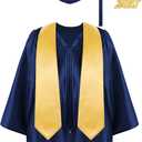 SOMSOC 4 Pieces Kindergarten Graduation Cap and Gown Set for Preschool Nursery Kids Graduation Stole Gown with 2026 Tassel, Small