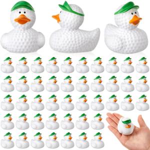Deekin 24 Pcs Rubber Duck 2 Inch Bulk Sport Party Favors for Birthday Party Decorations Club Player Gift (Golf Ball)
