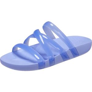 Crocs womens Splash Strappy Sandals (8, Moon Jelly)