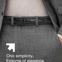 CHAOREN Mens Belts Leather Gift for Men - Ideal Match for Mens Dress Shoes (40 (Fits Waist 38"-39"), Classic Black)