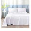 King Sheet Set 98 x 82 100%Coton,  Thread Count - 4 Piece RV Camper Bedding - Deep Pocket RV Sheets Fits Upto, Mattress - Soft & Breathable Camping Sheets - White