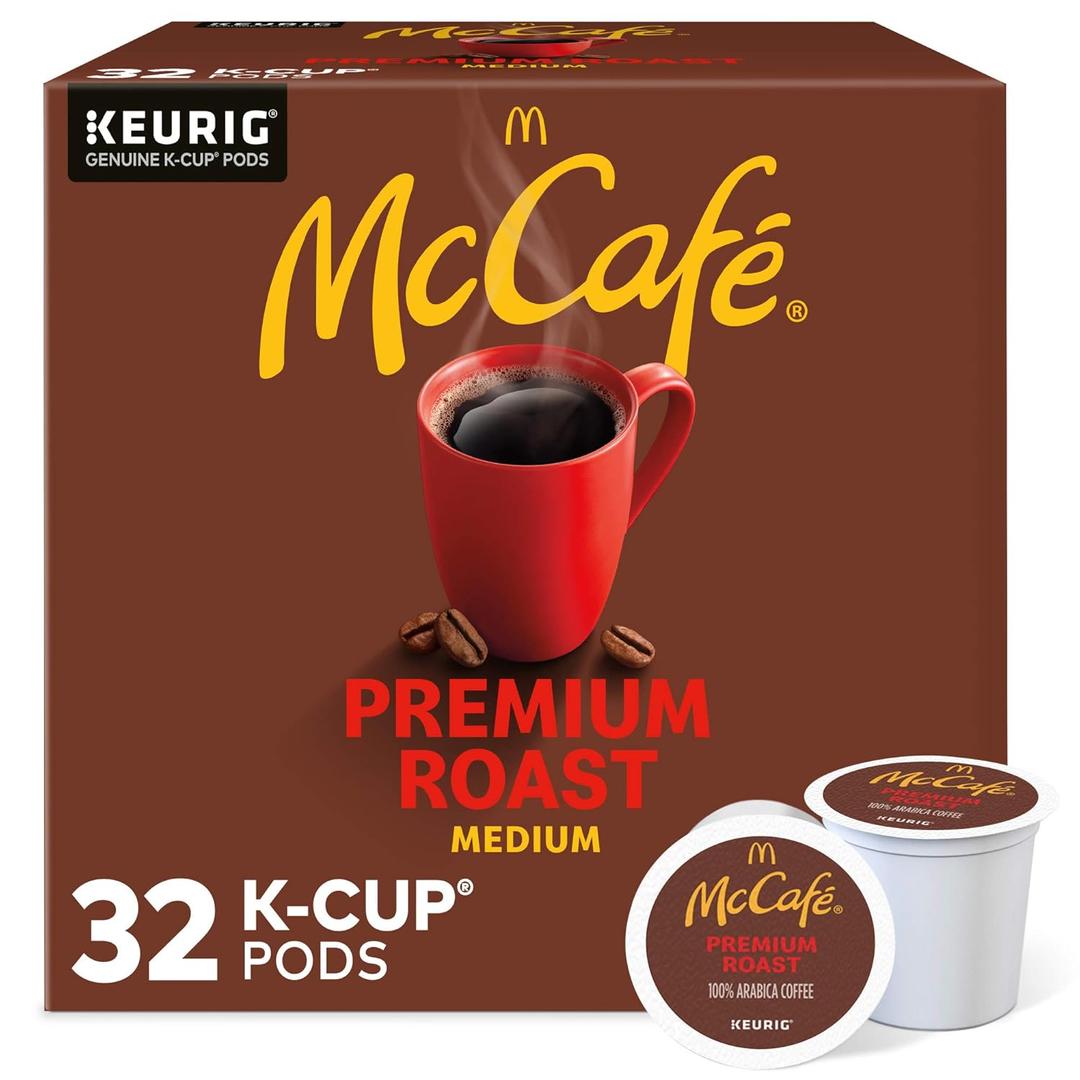 McCafe Premium Roast, Keurig Single Serve K-Cup Pods, Medium Roast Coffee Pods, 32 Count (EXP 04/28/26)