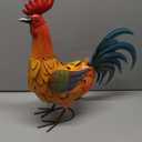 Rooster Statue Chicken Sculpture Garden Decoration Metal Yard Art for Yard Outdoor Decoration