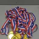 Abaokai 12 Pieces Gold Medals for Awards,1st Winner Medals for Sports, Competitions, Party, Olympic Style, 2 Inches