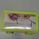 Eyeglass Nose Pads Replacement, 24 Pairs of Screw-in Glasses Nose Pads with Precision Screwdriver Set, Magnetic Eyeglass Repair Kit with Screws, Curved Tweezer for Travel, Birthday Gift, Christmas