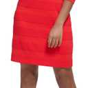 Jessica Howard Women's Style Shift 3/4 Sleeve Knit Jacquard, Red, Size: 8