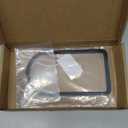 Gear Box Cup Holder Trim Ring Compatible with Toyota Tacoma 2016-2023, Center Console Gear Shift Panel Frame Cover Trim Accessories(Cup Holder Ring-Matte Black)