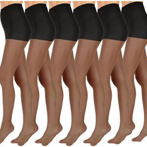 L'eggs Everyday Control Top Sheer Toe Pantyhose for All Day Comfort, 100% Nylon (Queen)