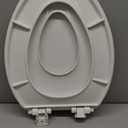 Little2Big Toilet Seat with Built-In Toddler Potty Training Seat, Slow Close, Easy to Install, Made in USA, ROUND, White